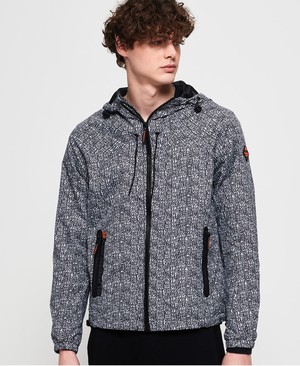 Superdry Superstorm Cagoule Férfi Kabát Szürke/Fehér | GNCLM5109